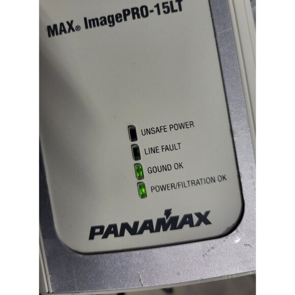 PANAMAX MIP-15LT 2 OUTLETS TELCO/LAN SURGE PROTECTOR - Works! - Picture 2 of 12